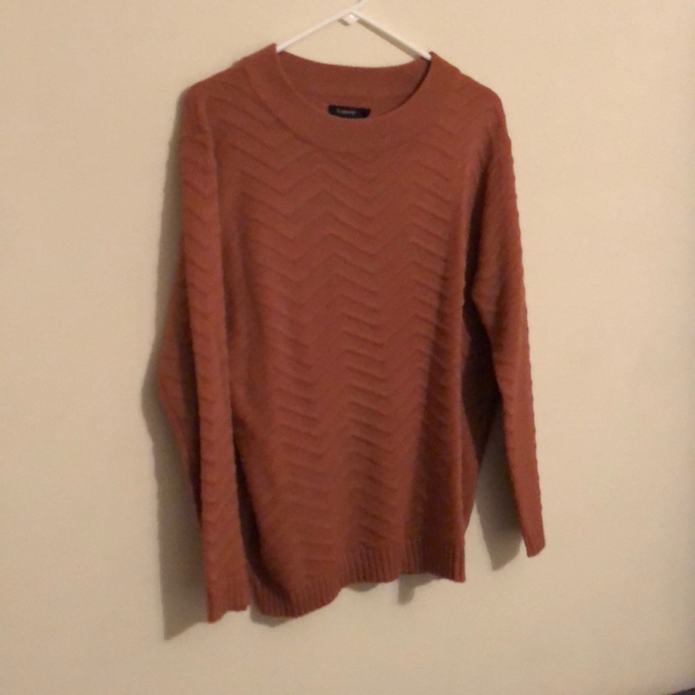 Burnt orange sweater